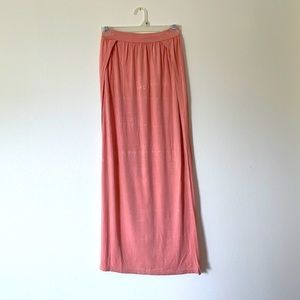 Bershka long skirt with slit on both sides